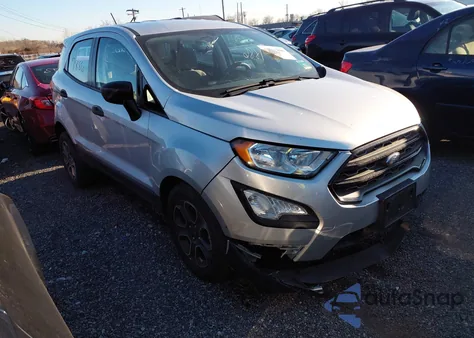 2018 Ford Ecosport S from USA, damaged, VIN MAJ3P1RE3JC223961